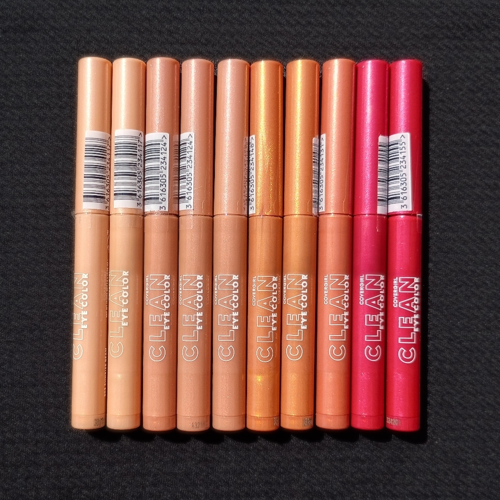 (10x) NEW - CoverGirl Clean Eye Color Sticks